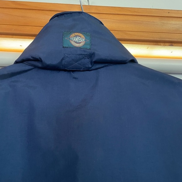 Vintage CB SPORTS TEAMISSUE INTERNATIONAL Two-Tone Windbreaker Jacket SIZE large - Picture 7 of 10